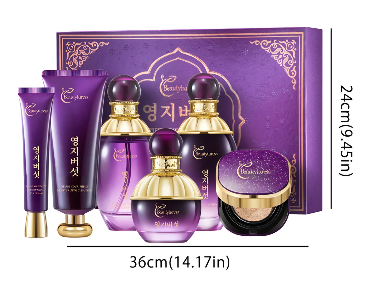 Beautyturess Reishi Essence korean Skincare Set (6-Piece)