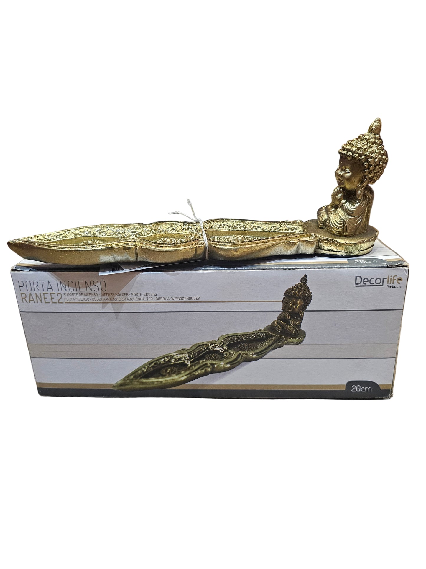 Gold Buddha Incense Holder