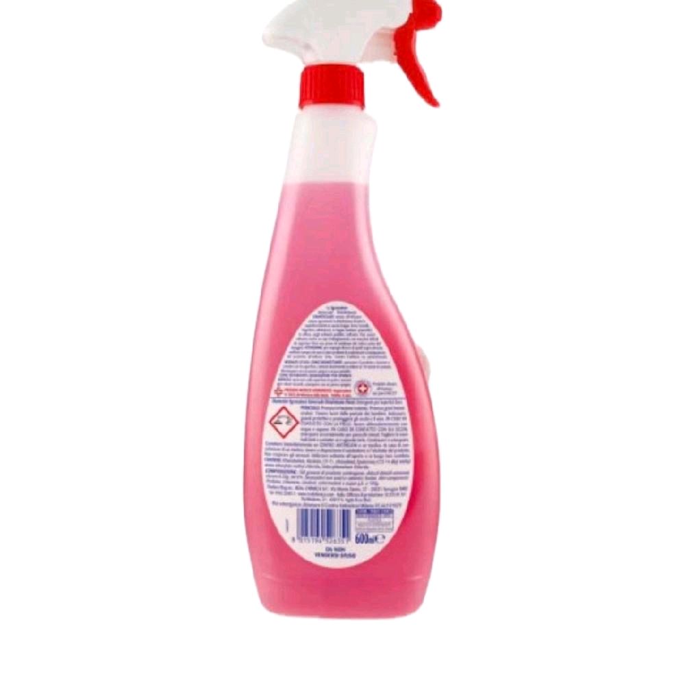 Chanteclair Sgrassatore Universal Disinfectant Spray 600ml - Floral Fragrance for Effective Cleaning and Disinfection Household