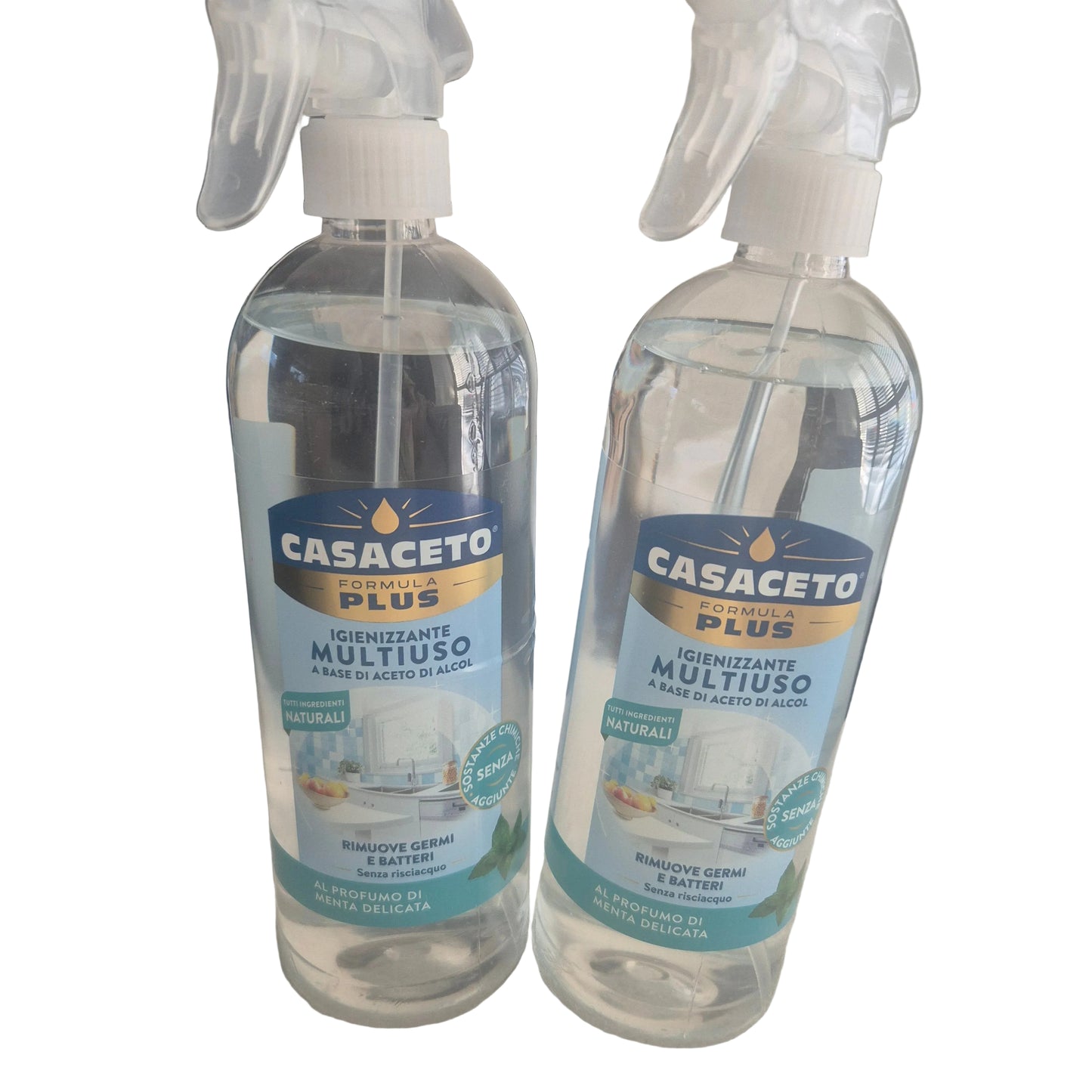Casaceto alcohol white vinegar, a multi-purpose cleaner with mint 1 litre