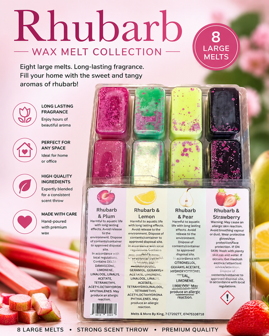 Rhubarb Wax Melt Collection