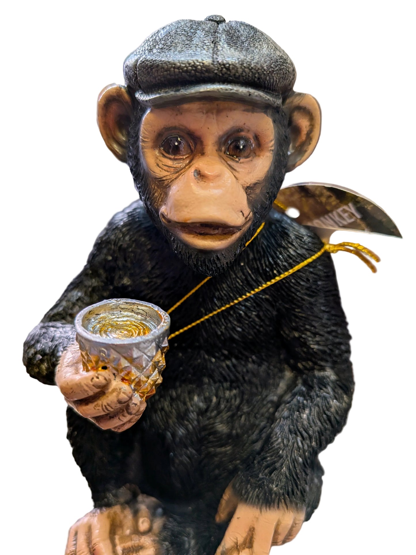 Cheeky Monkey Flat Cap and Cup