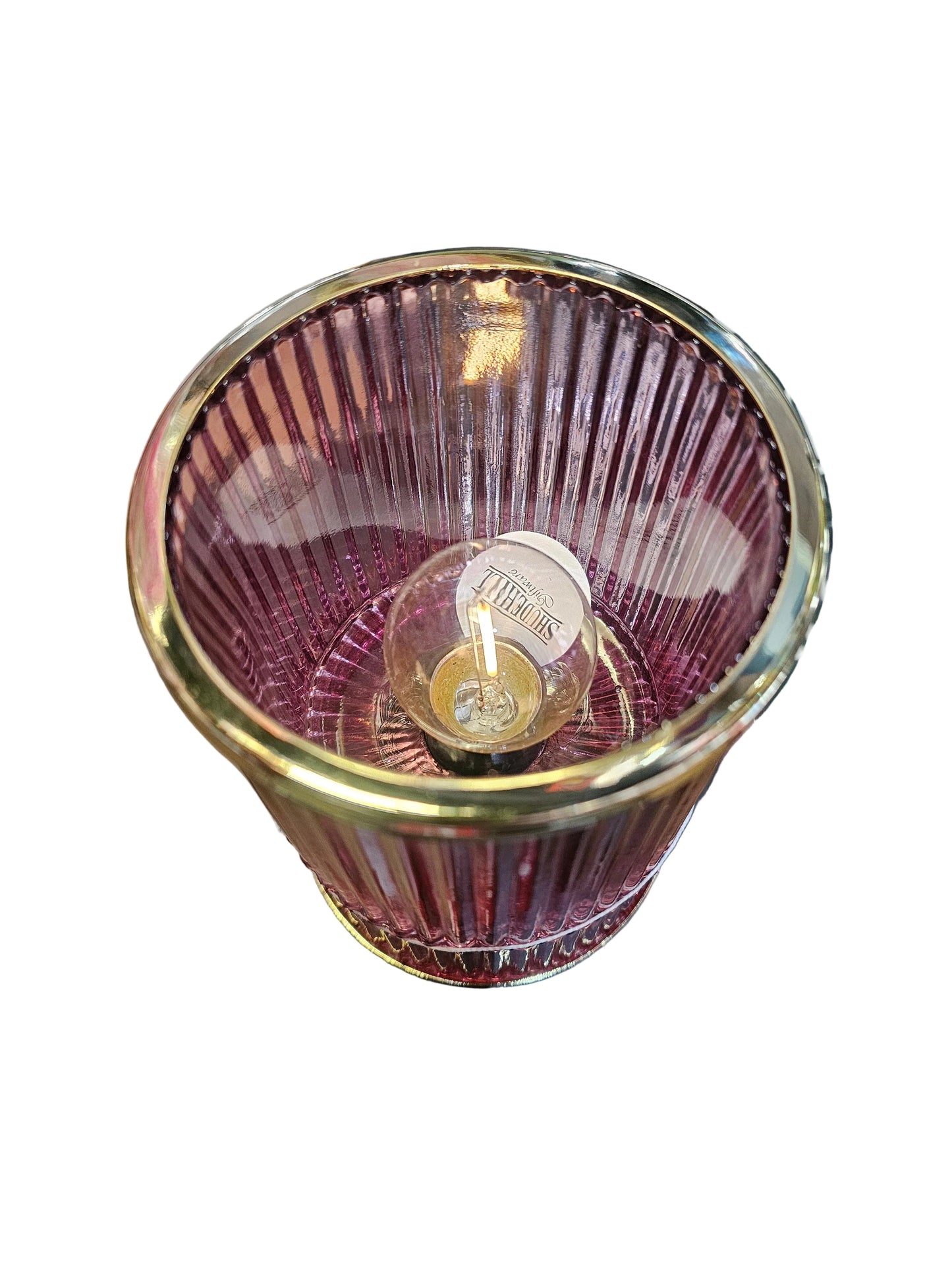 Posh LED Lamp Large Lines Purple