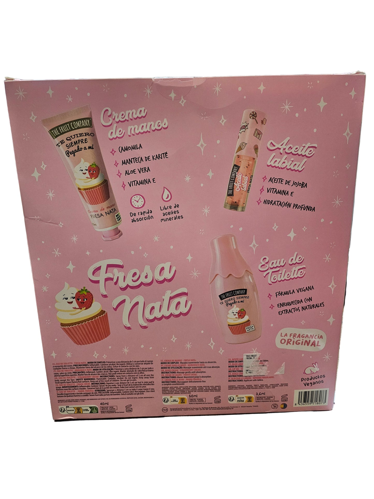 Fruit Company Gift Set with toiletry bag