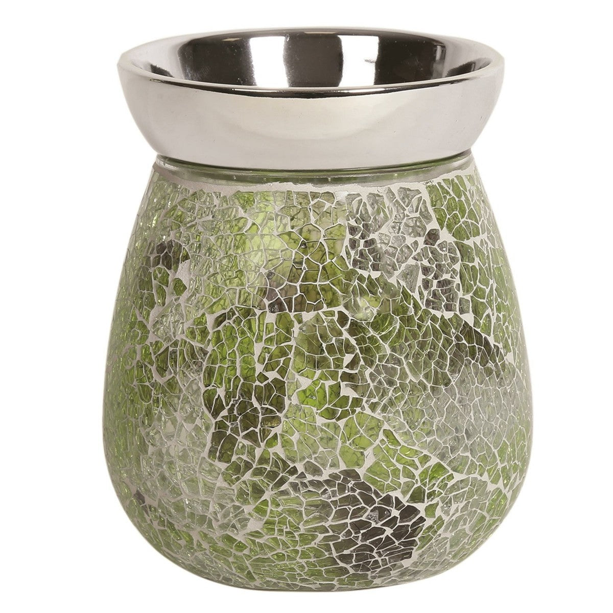 Aroma Electric Wax Melt Burner (Jade Crackle/Green Mosaic).