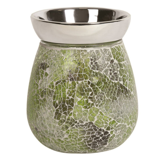 Aroma Electric Wax Melt Burner (Jade Crackle/Green Mosaic).