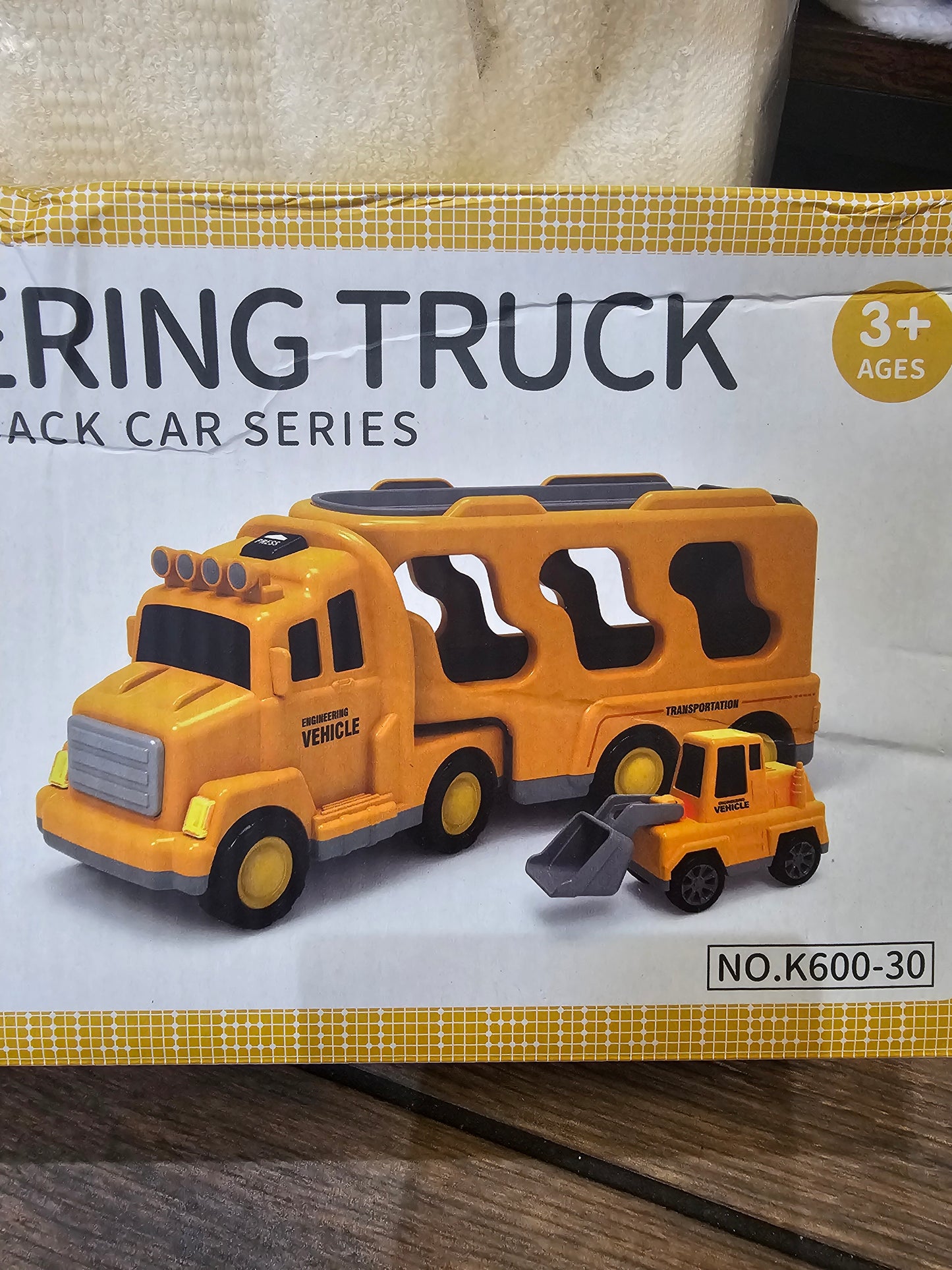 Engineering Truck Pull Back Car Series