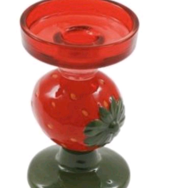 Small Strawberry Candlestick - Festive Home Decor - Ornaments Gift