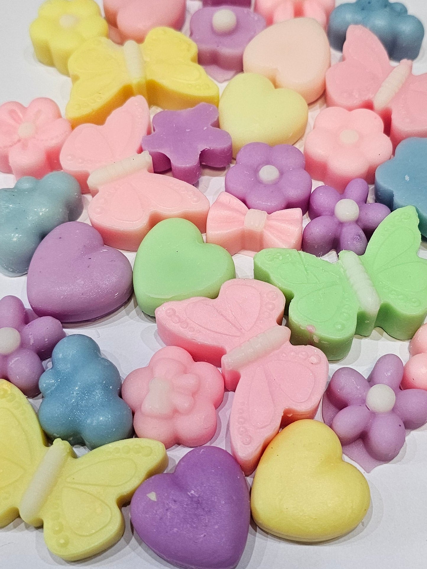 Large Glass Storage Jar Filled with Scented wax melts in Bloom