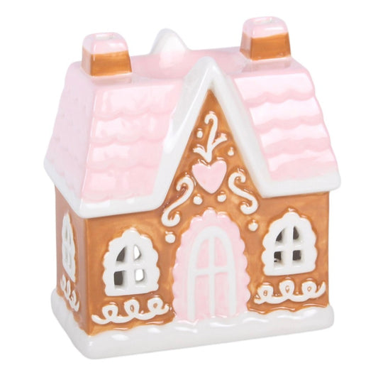 Sugarplum Gingerbread House Oil Burner and Wax Warmer