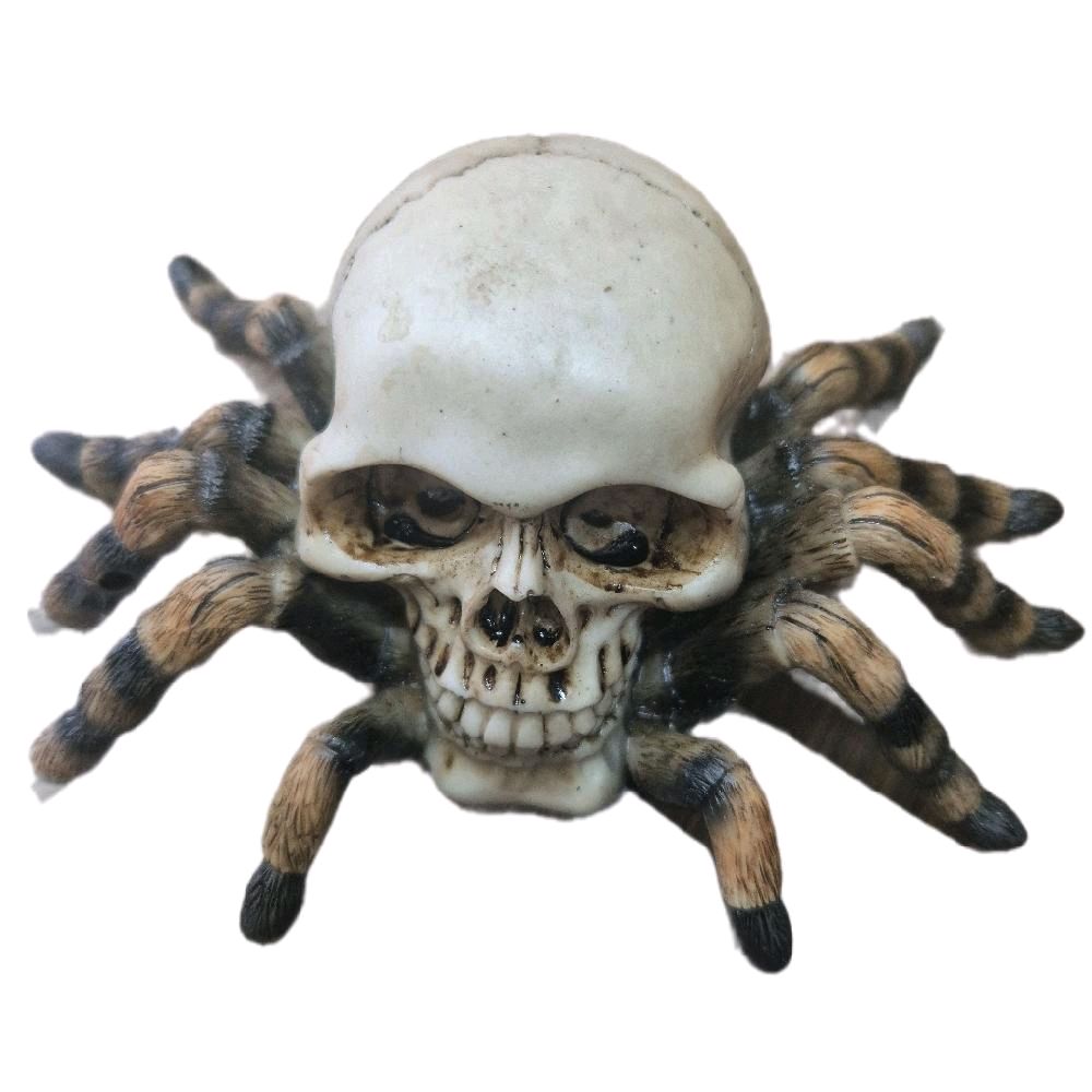 Skull with Spider Legs home decor ornament Spooky Decoration