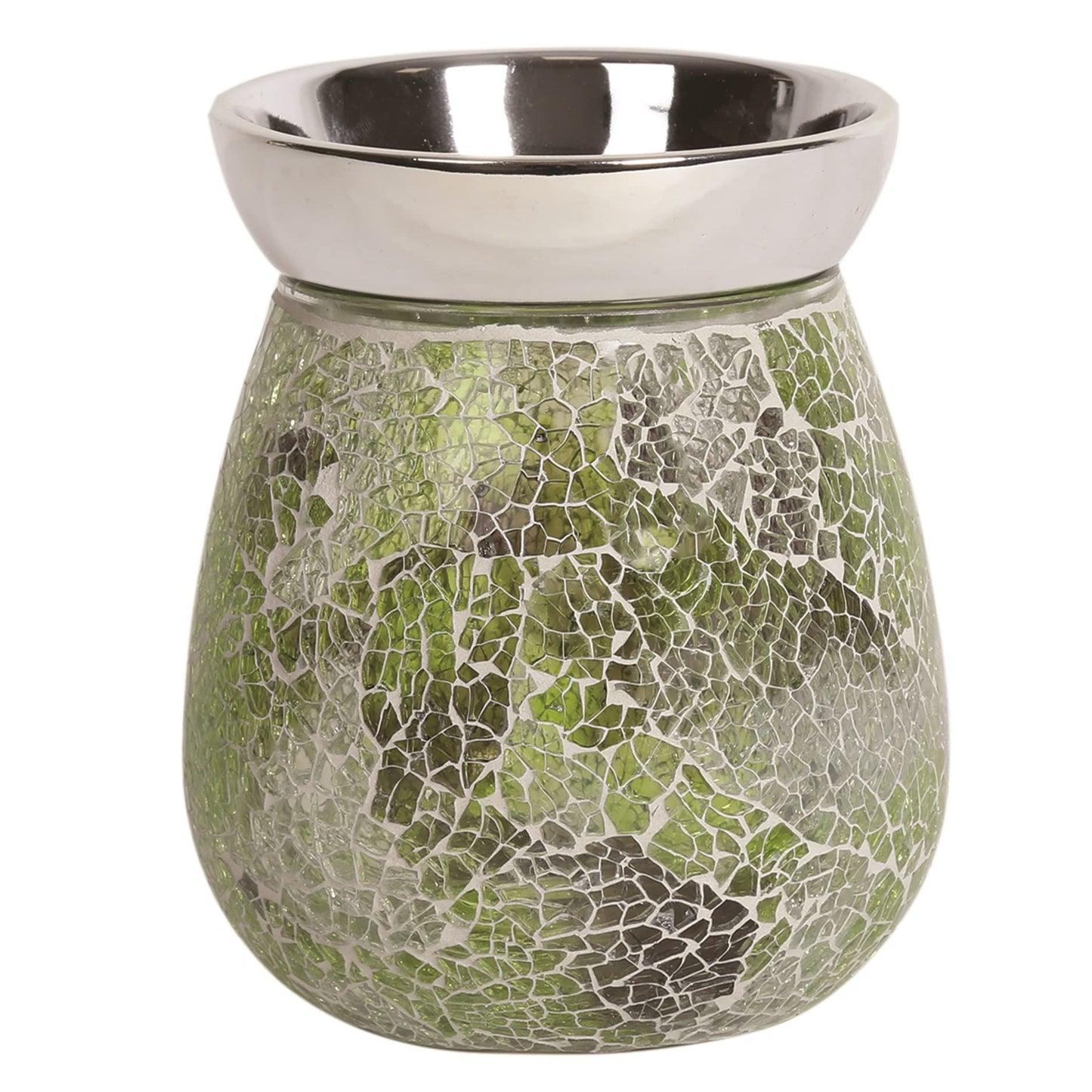 Aroma Electric Wax Melt Burner (Jade Crackle/Green Mosaic).