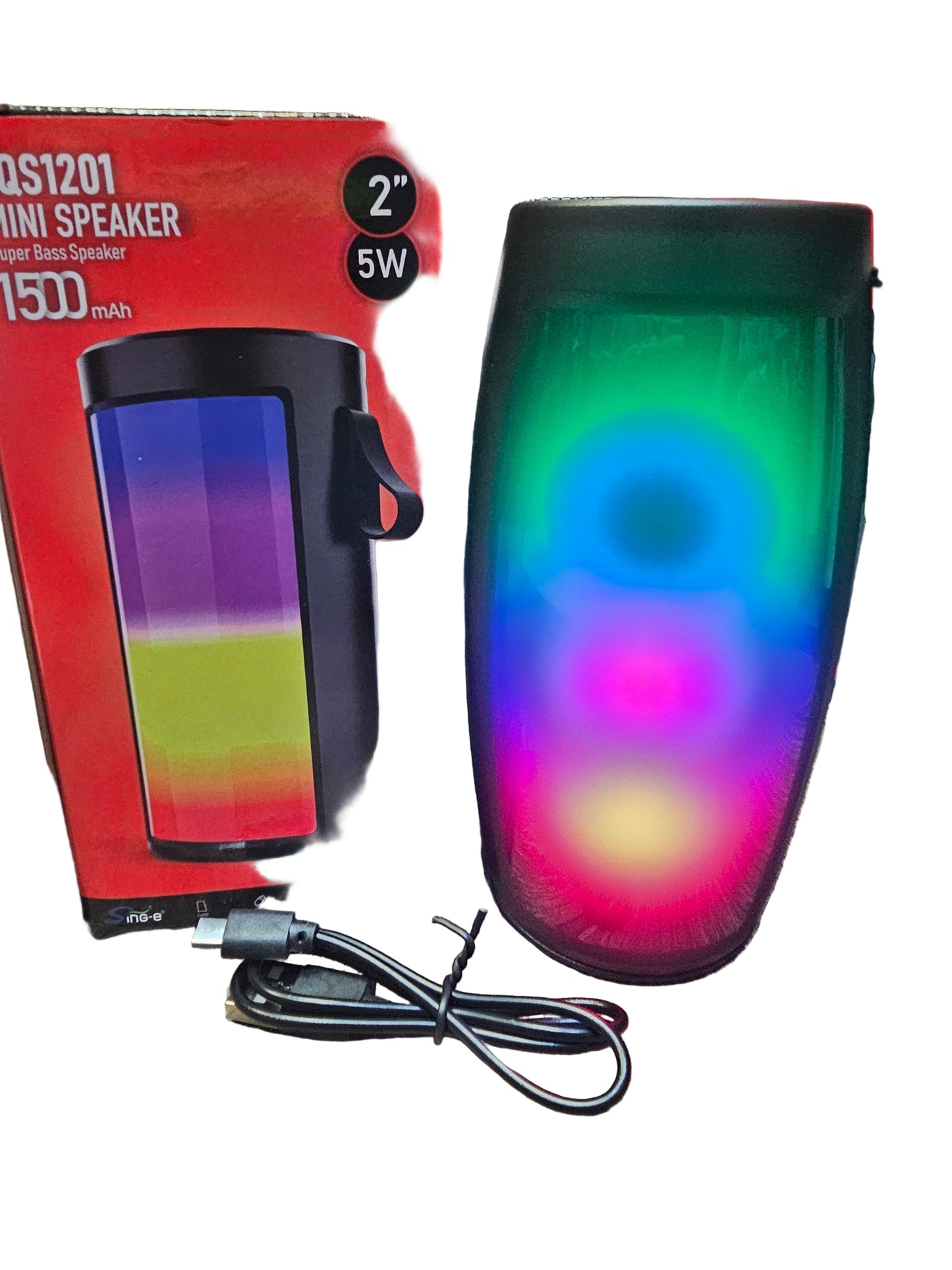 Mini Super Bass Speaker with Lights