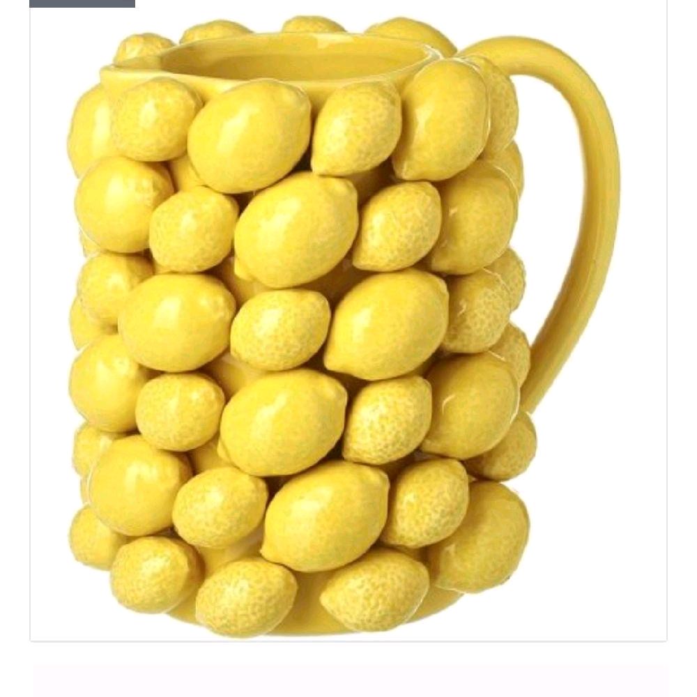 3D Lemon Jug - Perfect for Your Kitchen - 20.5cm - Drinkware Serving