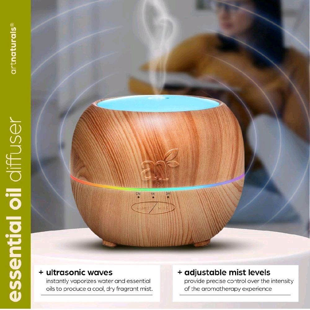 Aroma Oil Diffuser Ultrasonic Humidifier Air Purifier 150ml Capacity - Compact Design & Essential Oil Diffusion Feature