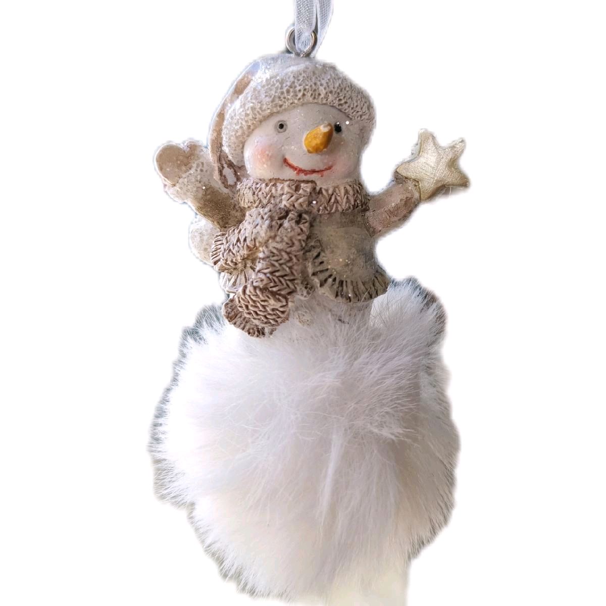 Snowman Hanging Christmas Ornament - 2 Designs for Festive Home Decor - Hangable Decoration