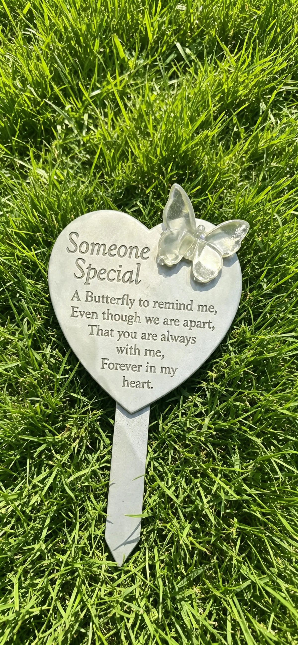 Thoughts of You Memorial someone special Solar Stake