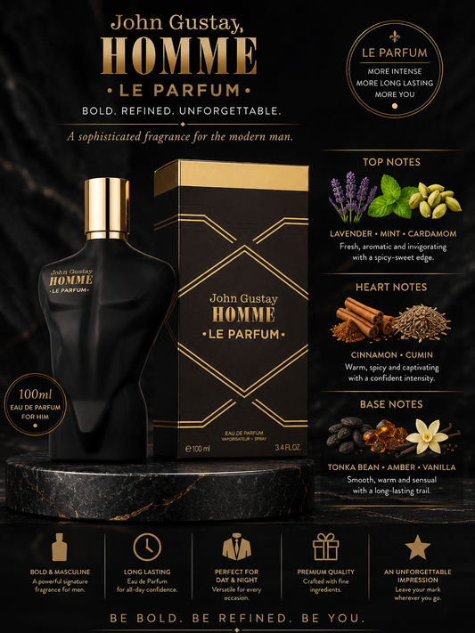 John Gustav Homme Le Parfum, an Eau de Parfum for men
