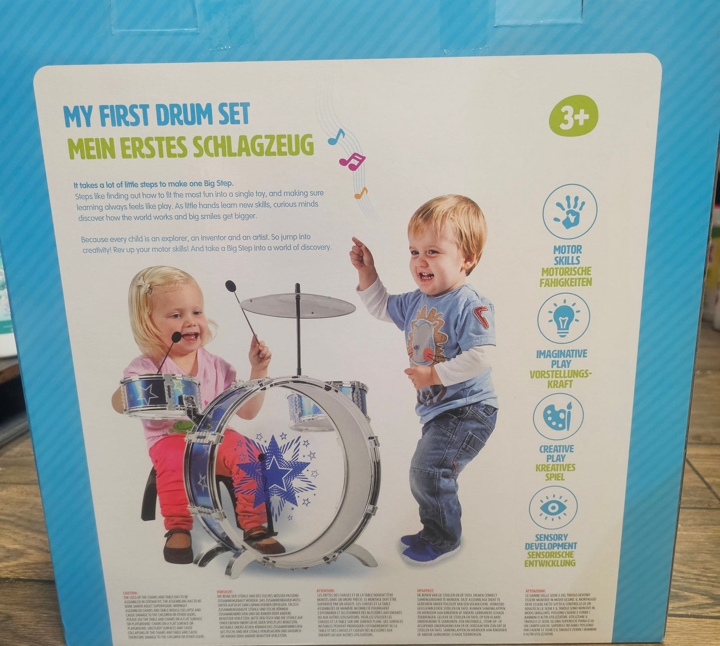 My First Drum Set, an 8-piece musical instrument toy kit