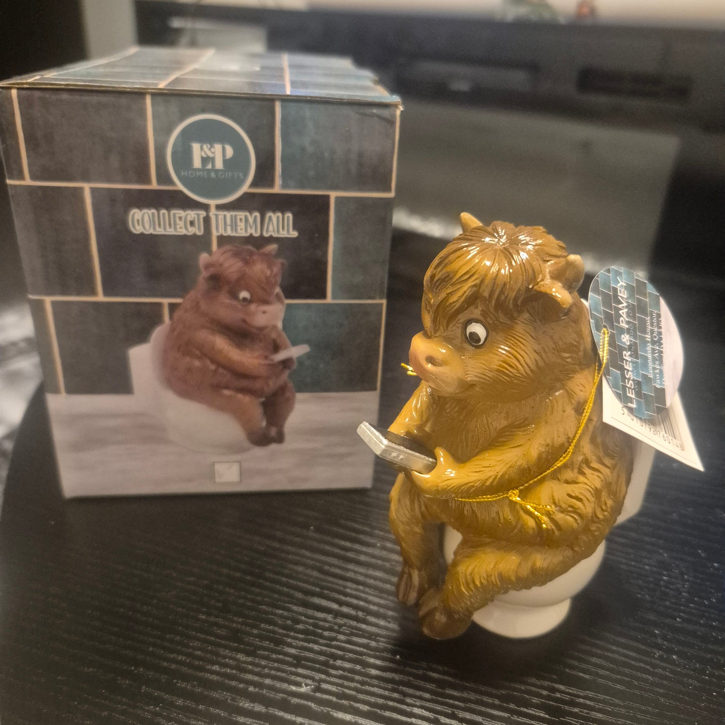 Take a Seat Highland Cow on Loo