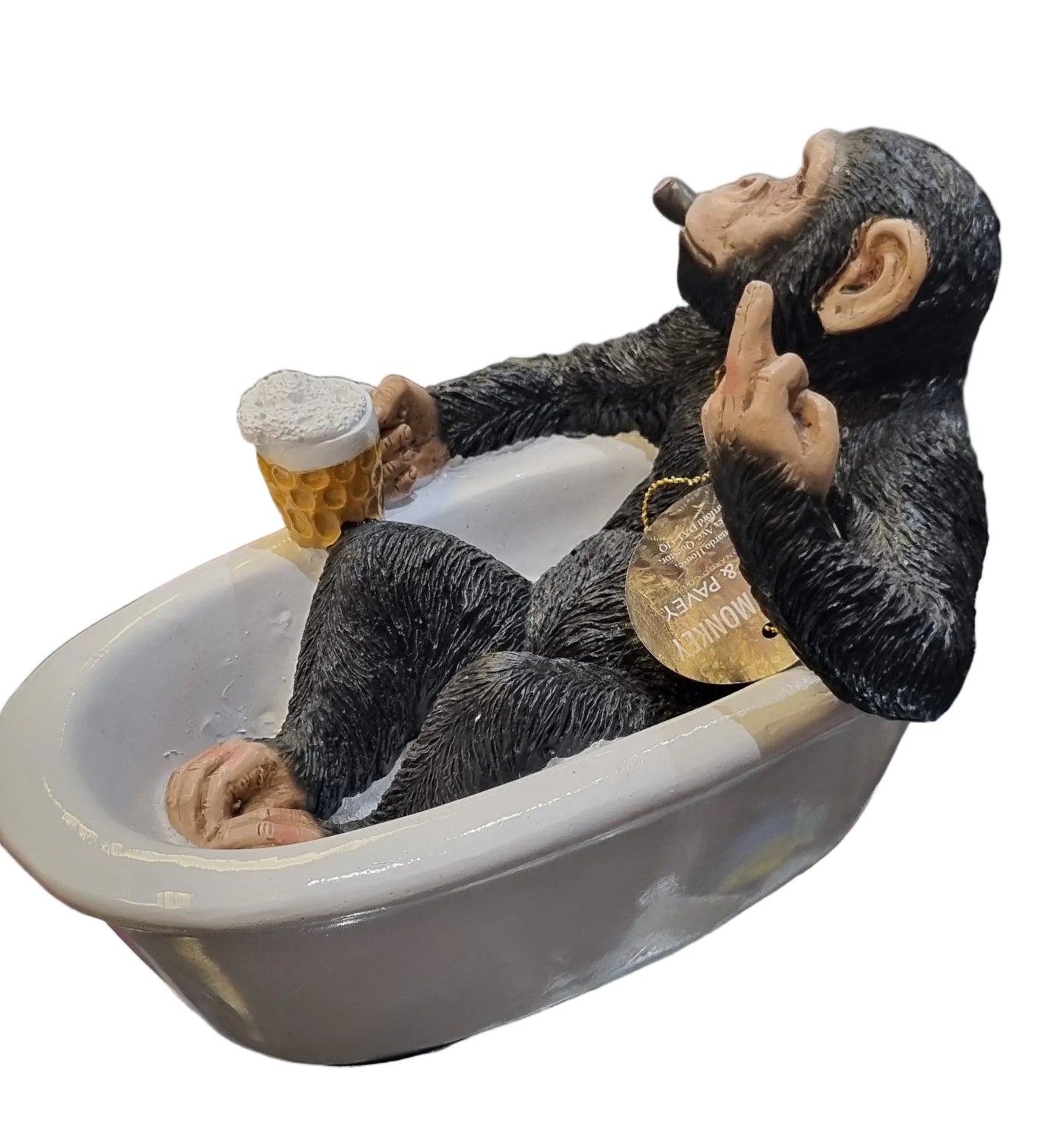 Cheeky Monkey - Relax" bathtub figurine
