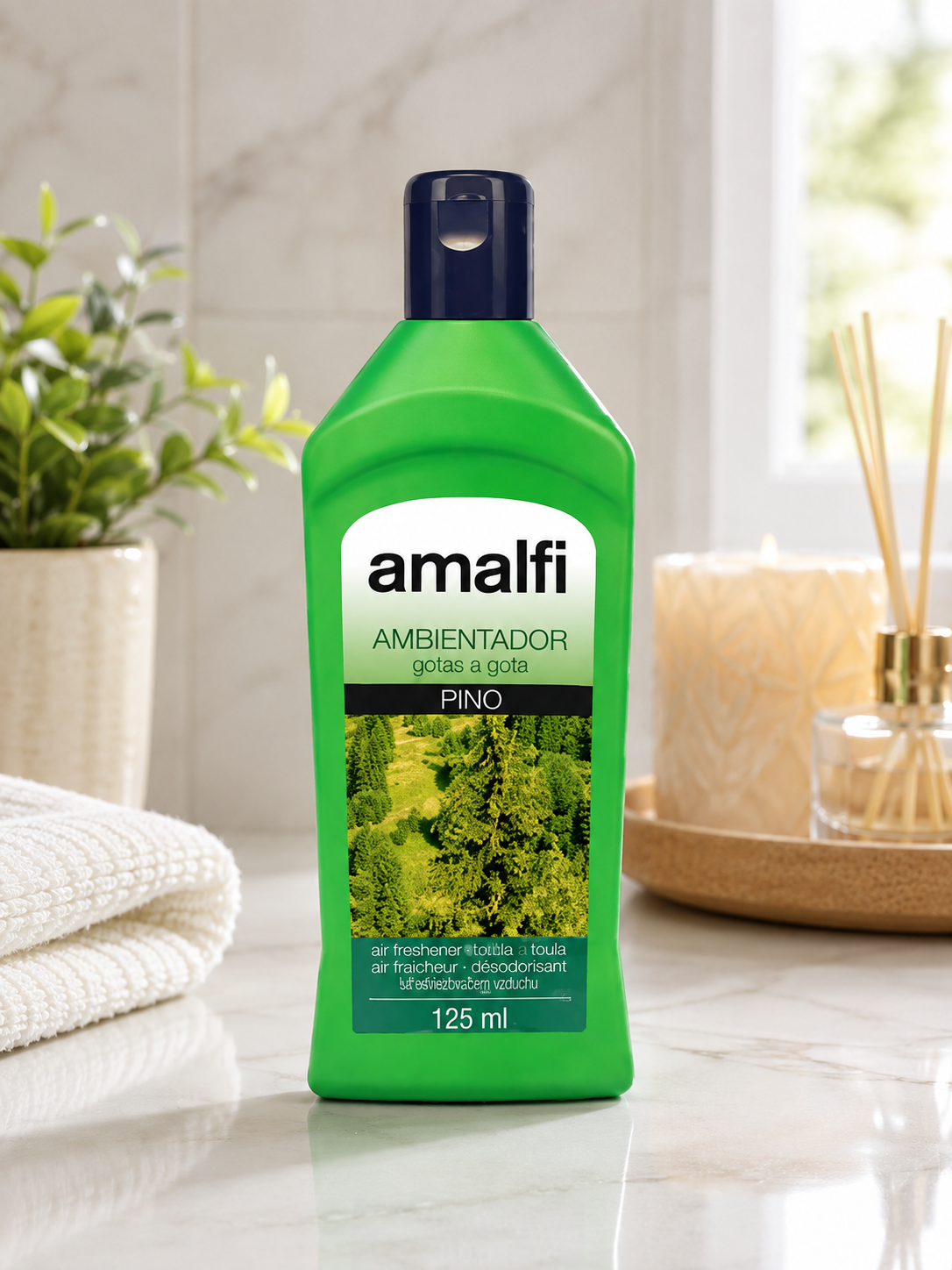 Amalfi Pine toilet drops