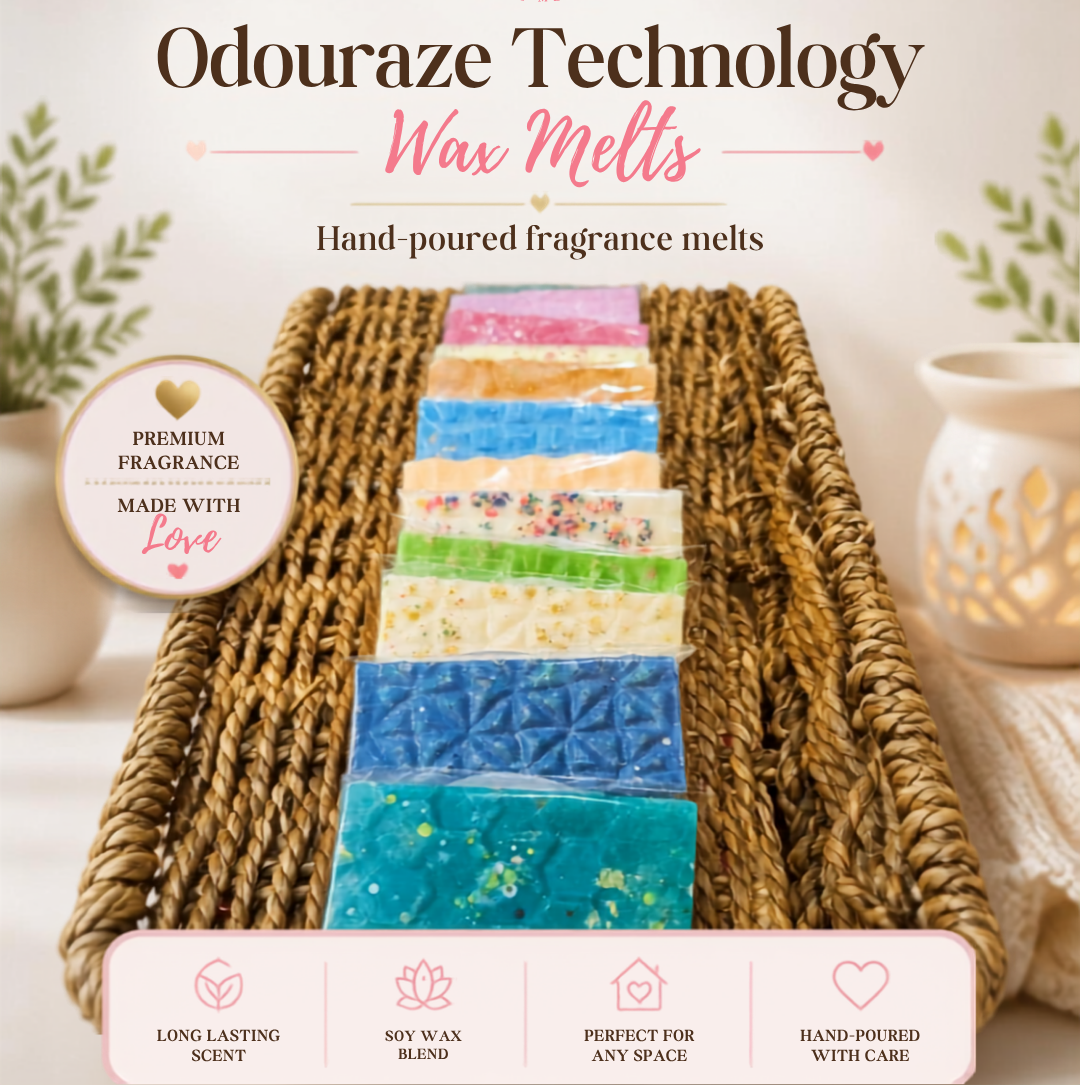 Odouraze technology wax melt collection