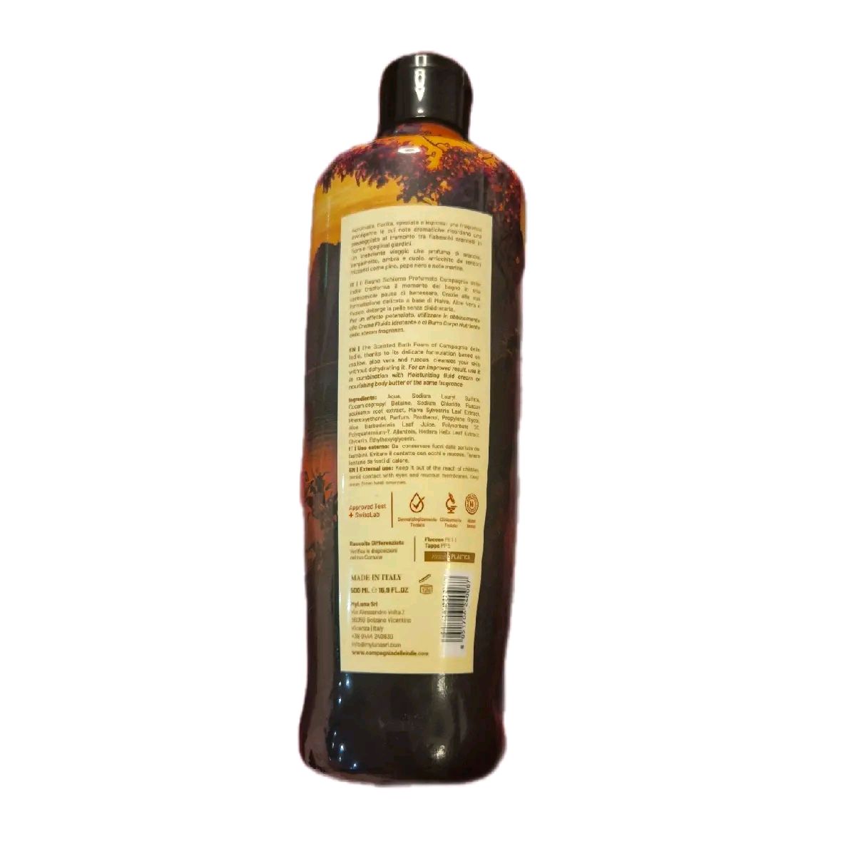 Compagnia delle Indie no 21 italian bath foam with orange and leather scent 500ml