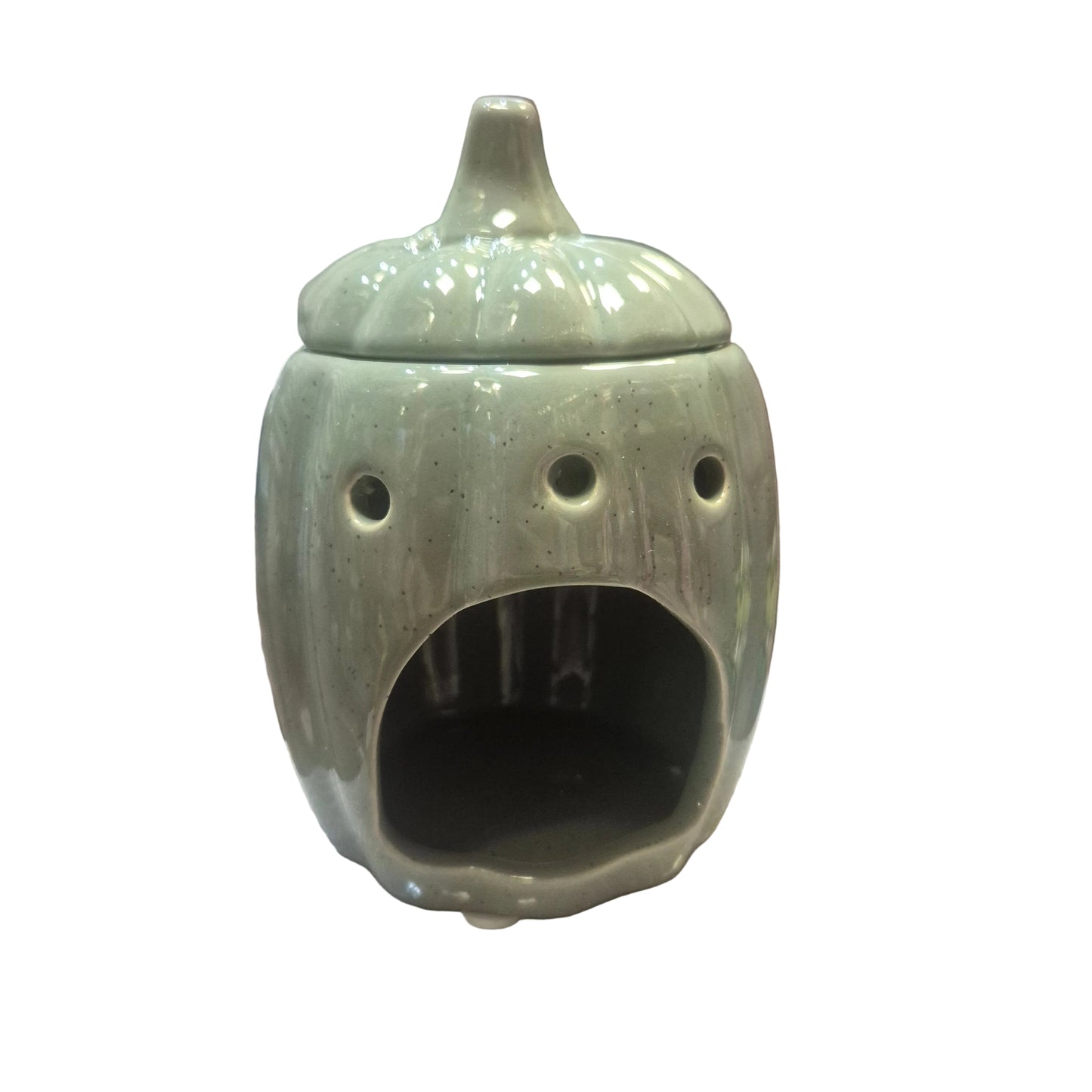 Orange or Green Ceramic Pumpkin Wax Melt Burner