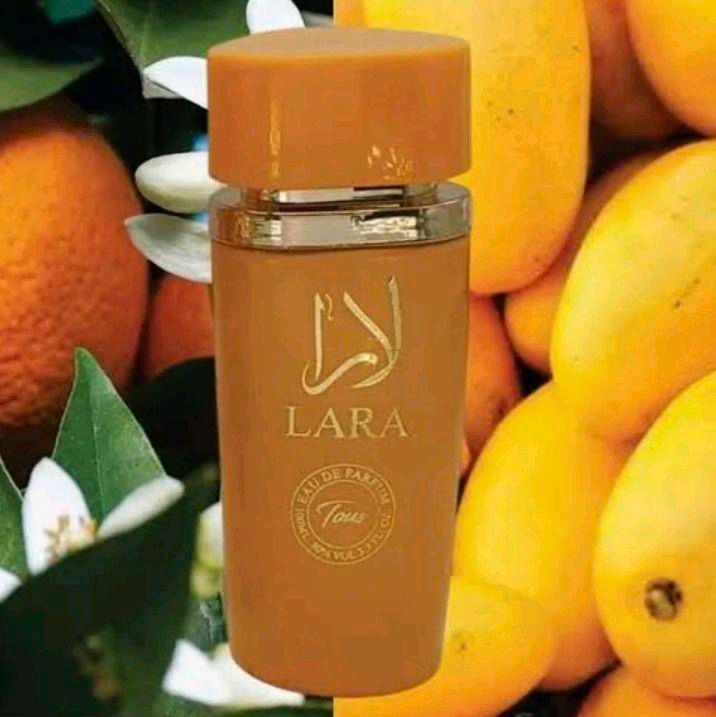 Lara Tous Eau de Parfum 100ml - Orange Coloured Perfume Bottle