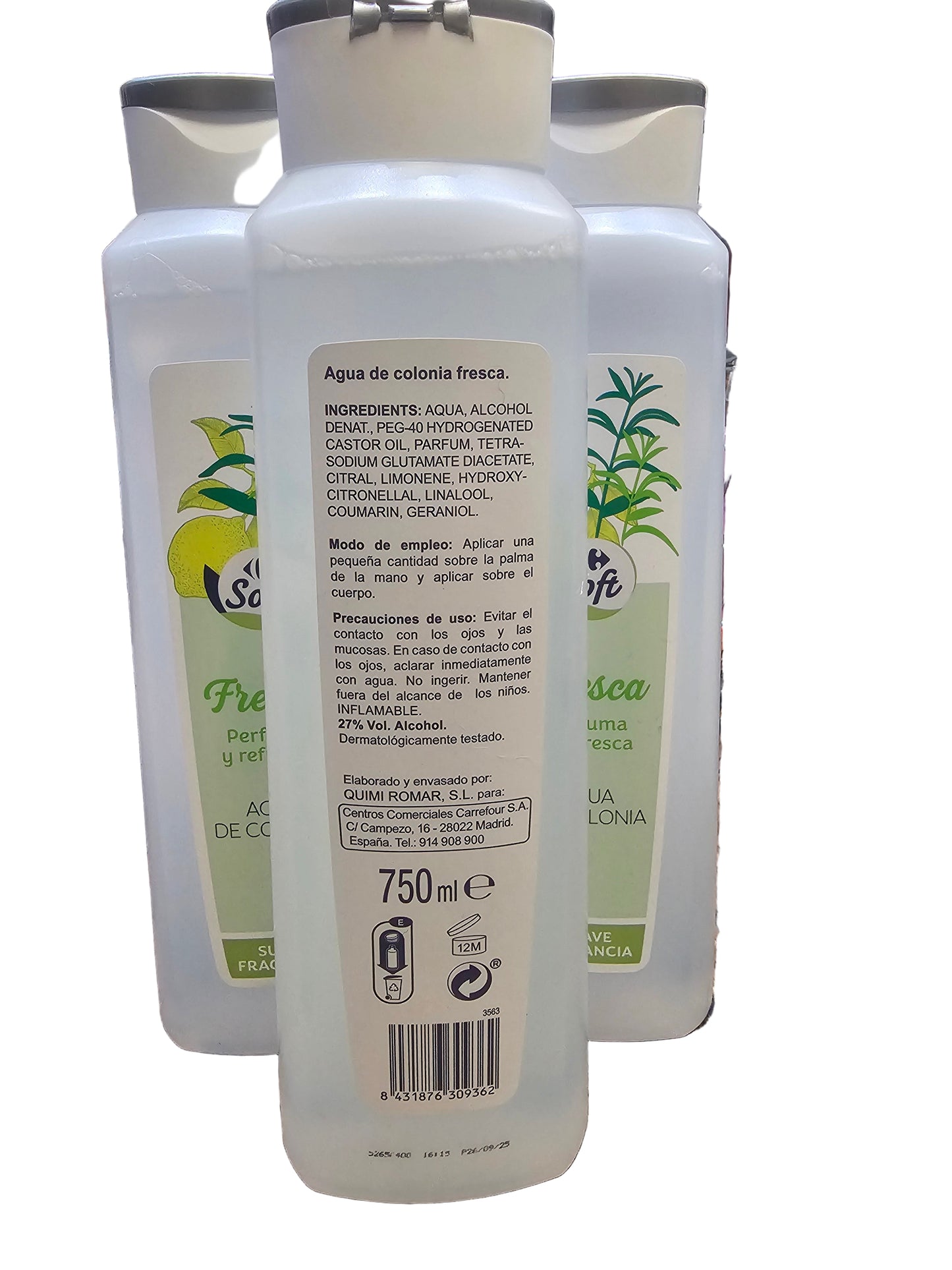 Soft Fresca Agua de Colonia