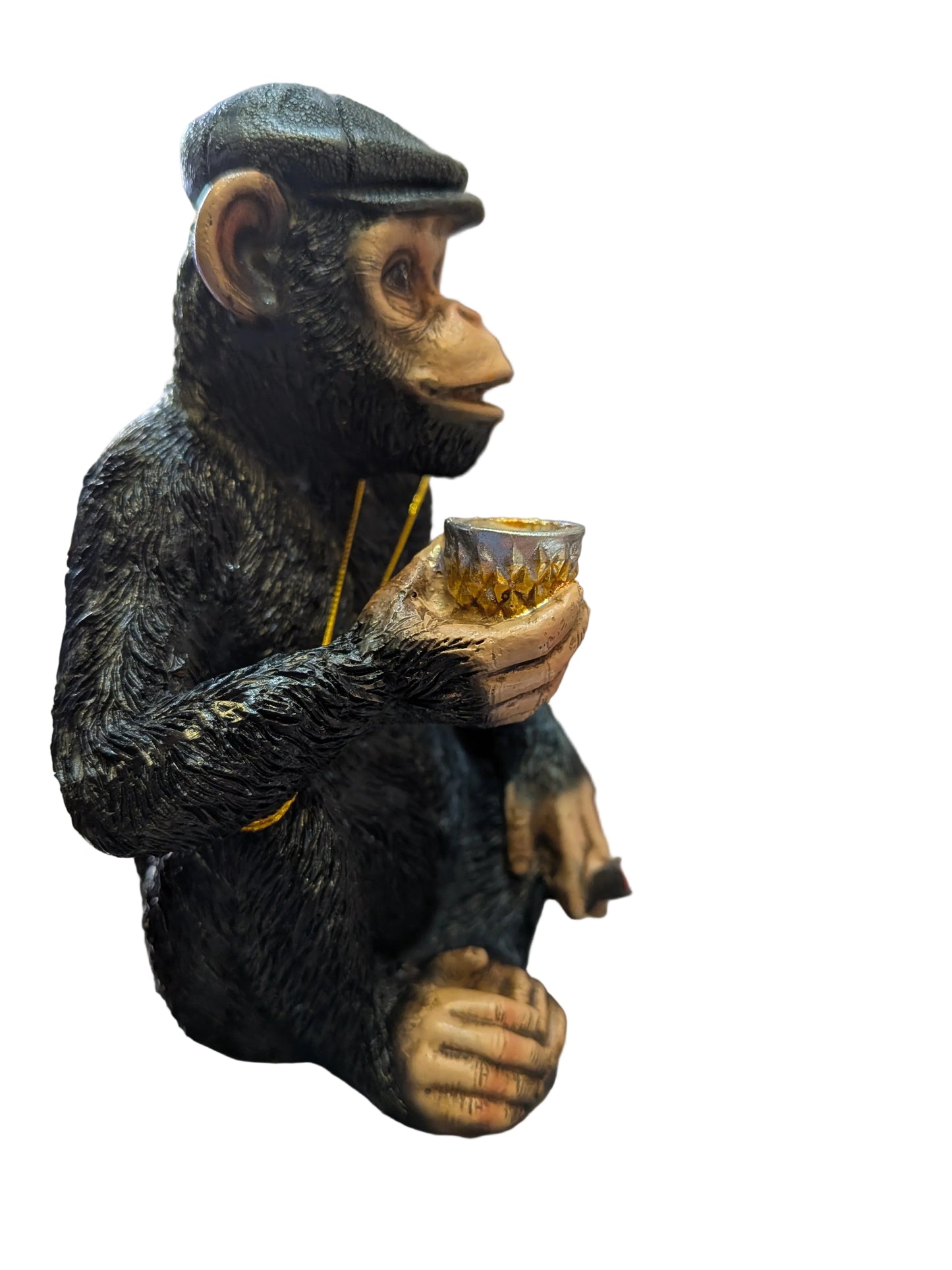 Cheeky Monkey Flat Cap and Cup