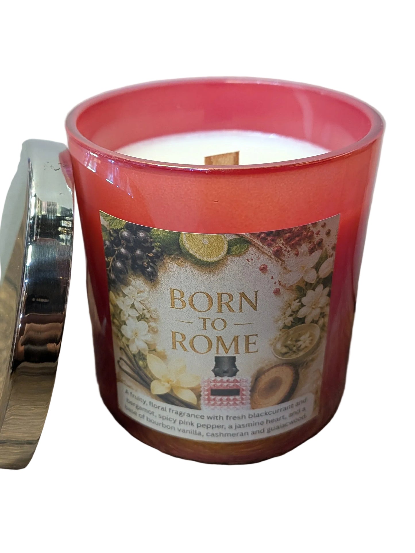 Born To Rome Scented Wooden Wicked Candle