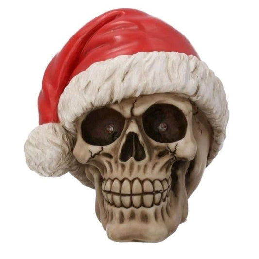 Silent Night Skull Figurine 15.5cm Ornaments Decor