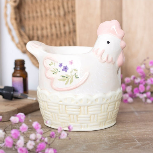 Hen Shaped Ceramic Oil/Wax Burner