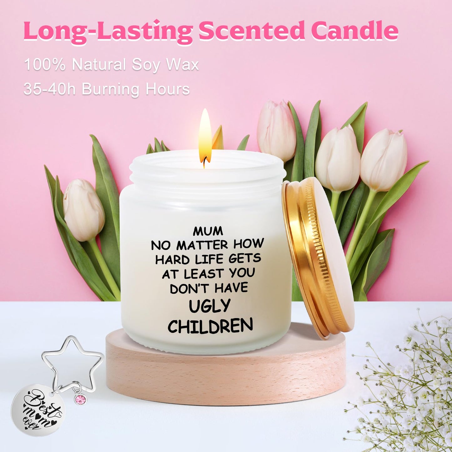 Best Mum Ever Gift Box with Tumbler, candle and more