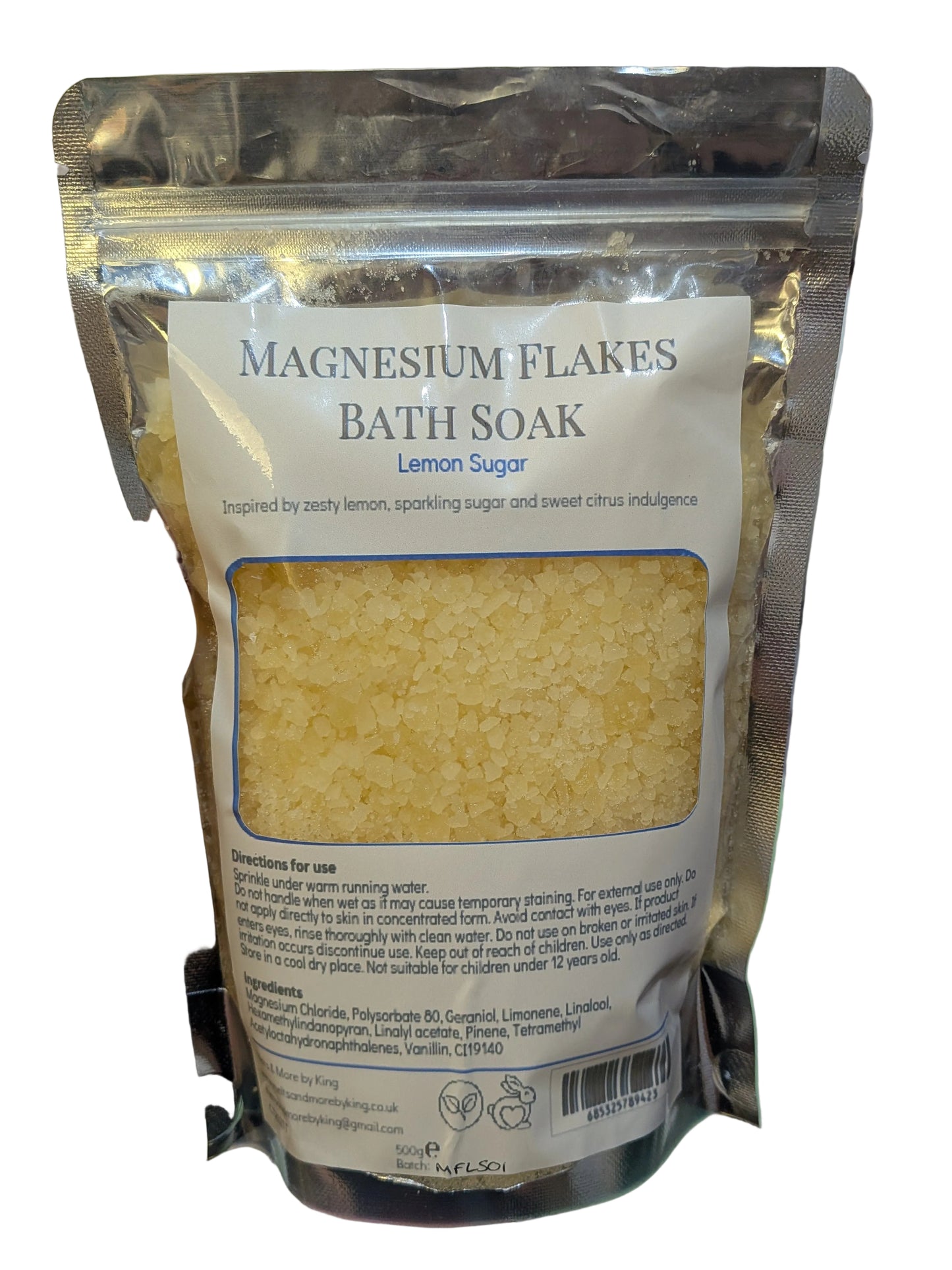 Scented Magnesium Flakes Bath Soak 500g