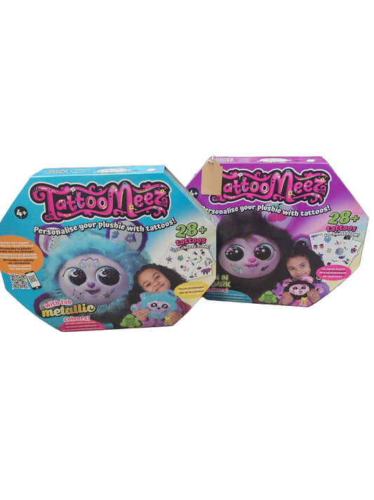 TattooMeez plush toys with tattoos