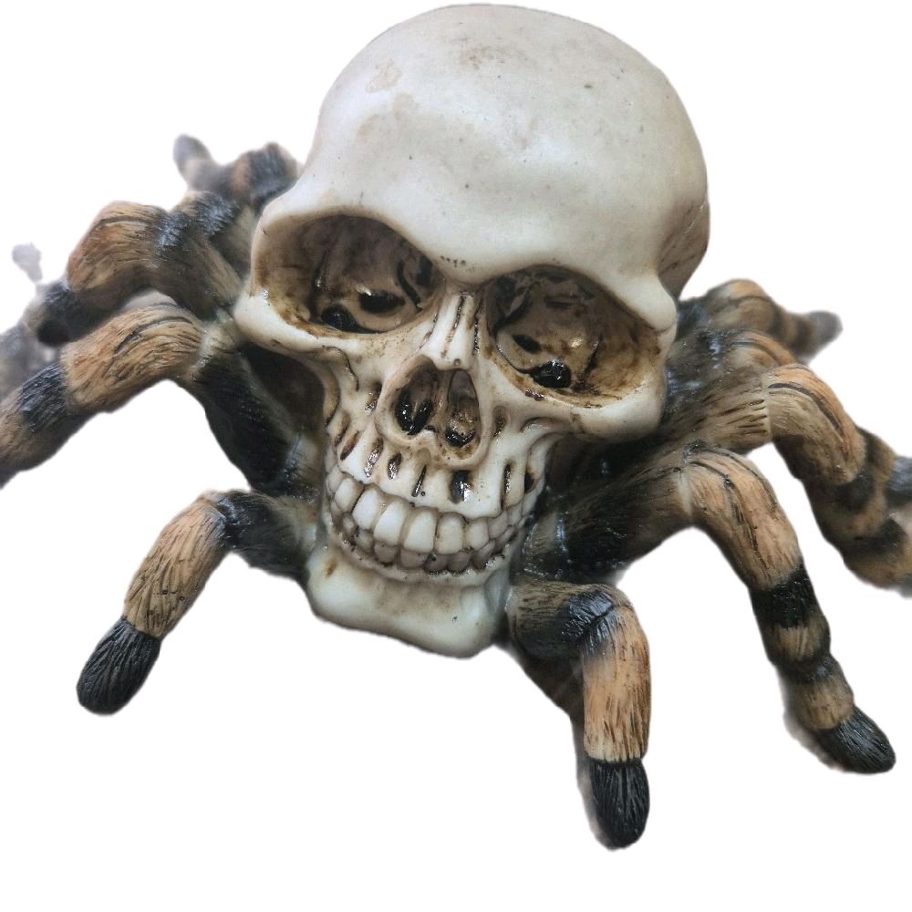 Skull with Spider Legs home decor ornament Spooky Decoration