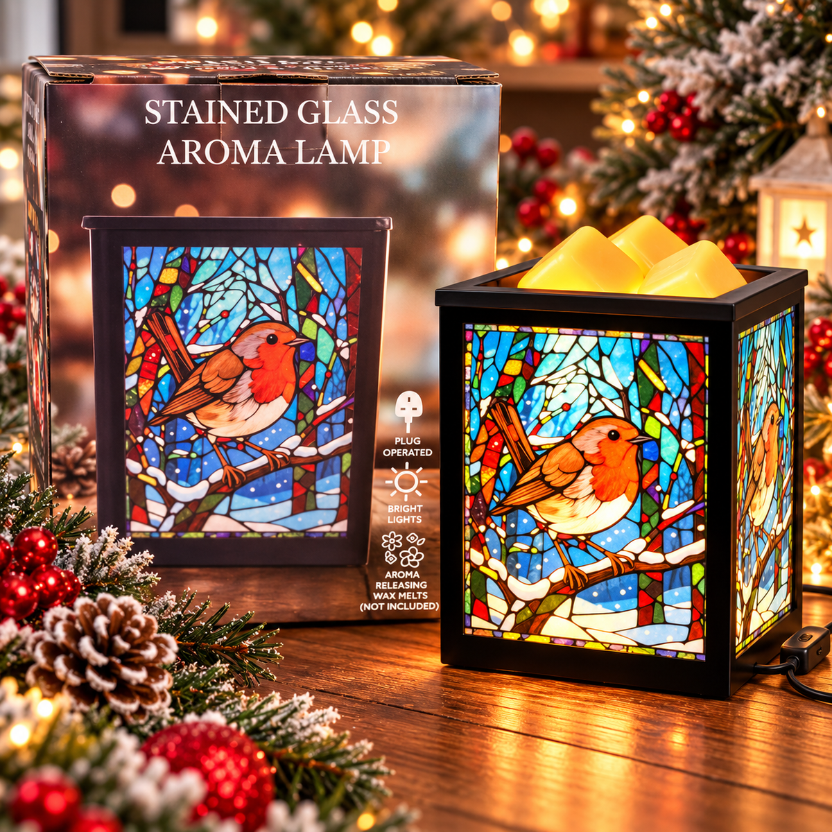 Robin Aroma Lamp, 15cm