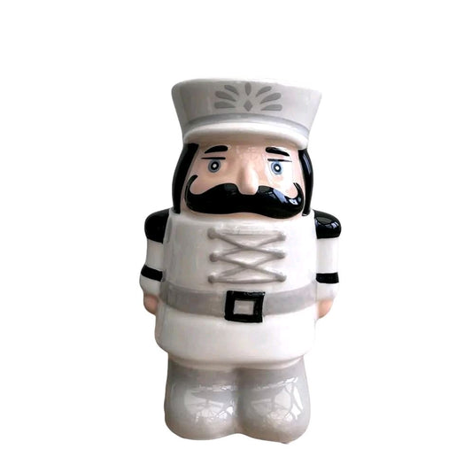 Nutcracker Christmas Melter / Oil Burner 13.5cm - White Christmas Decor Aroma