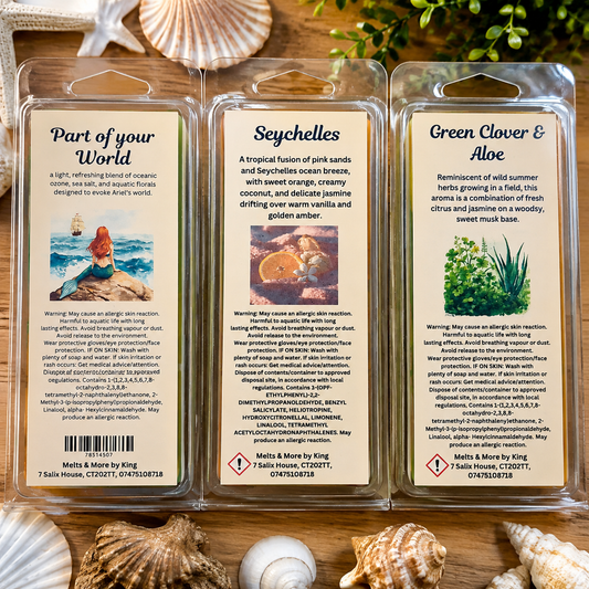 Wax melt bars inspired by Scents of the sea 50g