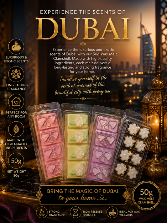 Dubai Scents 50g Wax Melt Clamshell