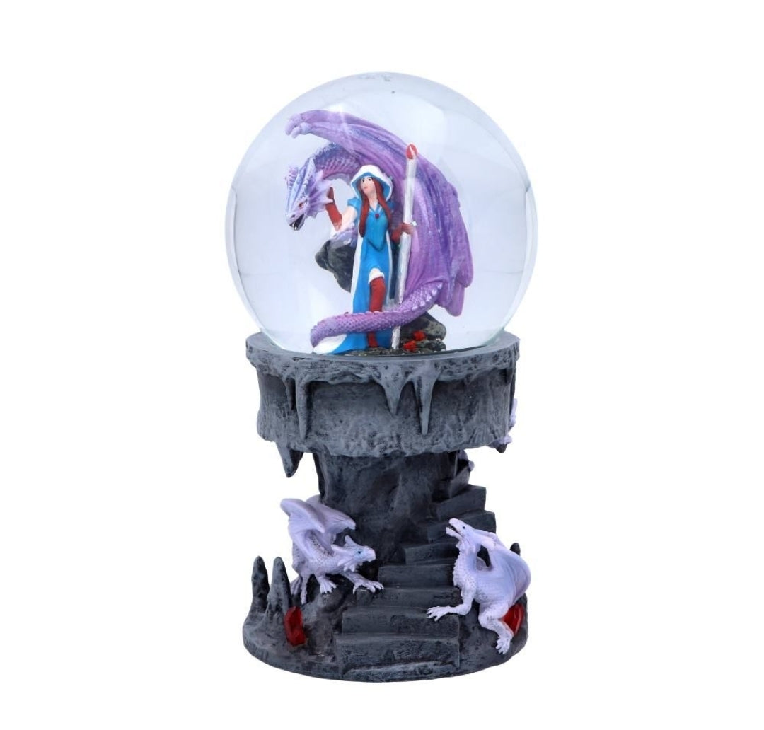 Anne Stokes Dragon Mage Snowglobe Shaker