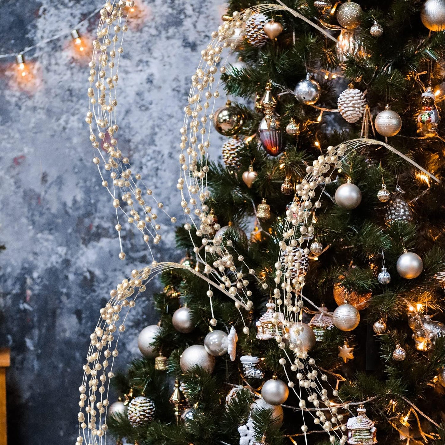 Glitter Berry Picks - 30inch Artificial Christmas Tree Decoration & Winter Floral Stems