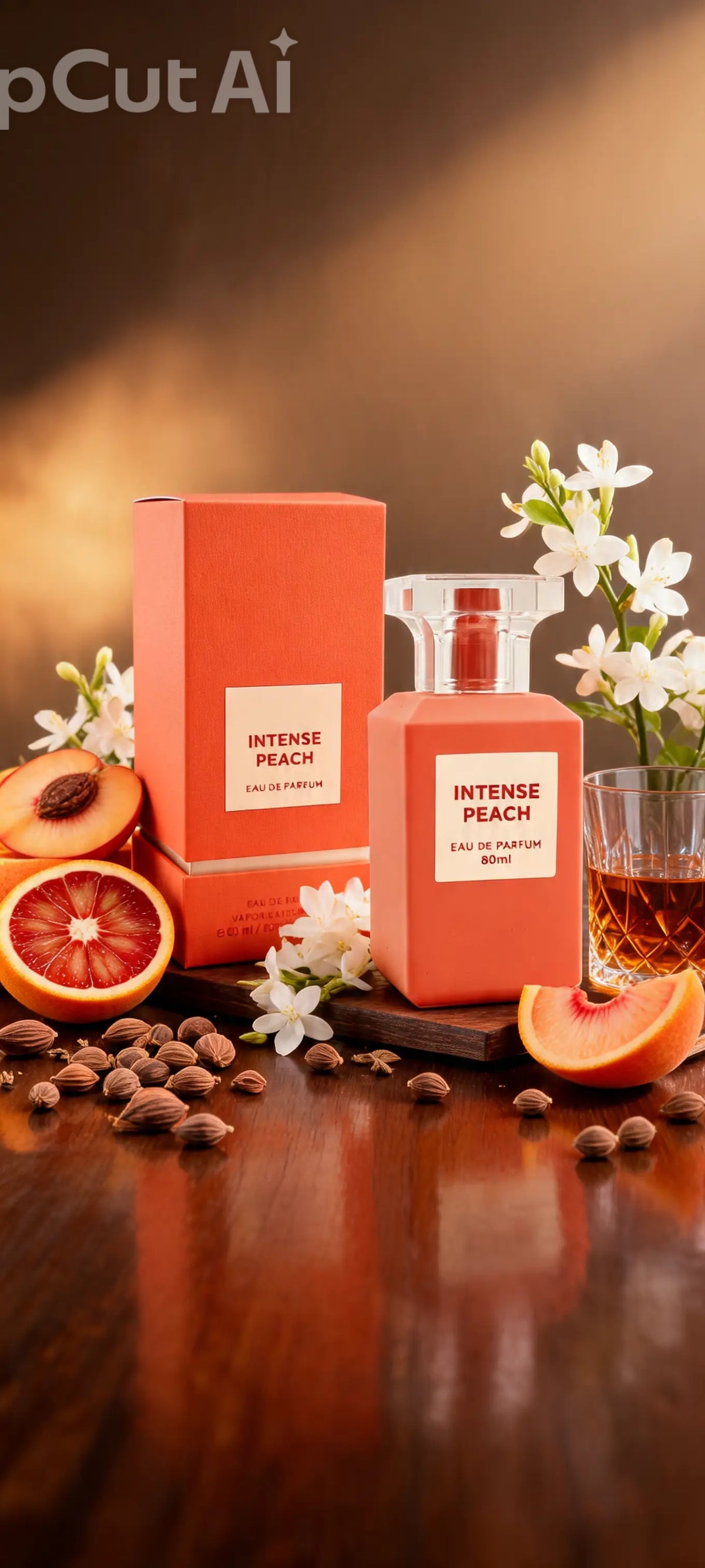 Fragrance World Intense Peach Eau de Parfum 80ml