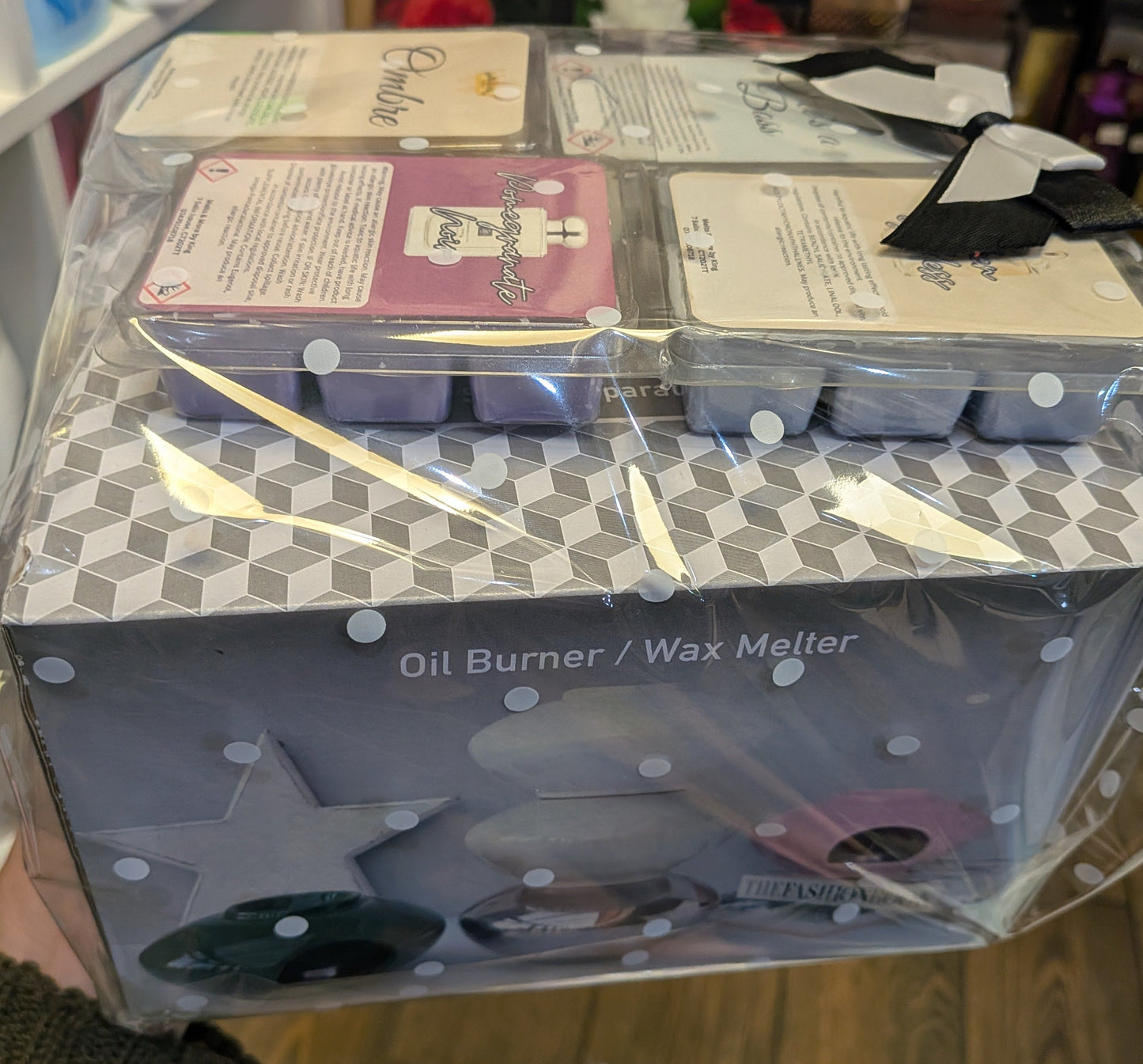 Chrome Stackable Wax Burner Gift