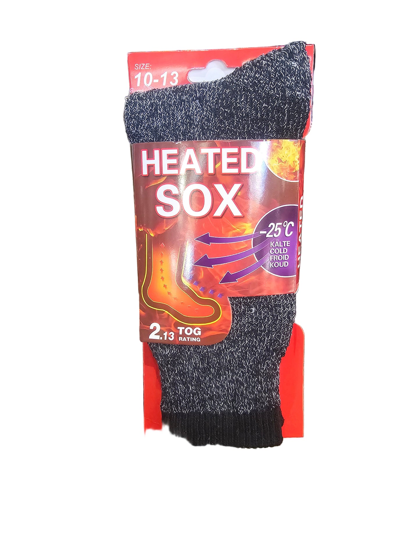 Heated Sox thermal socks, known for their high insulation properties designed for very cold conditions