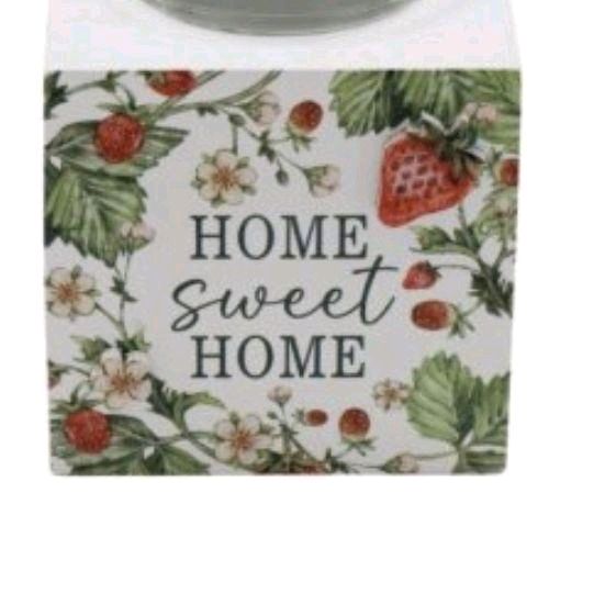 Small Strawberry Tea Light Holder 8cm - Decorative Ornaments for Home Decor Gift Wooden