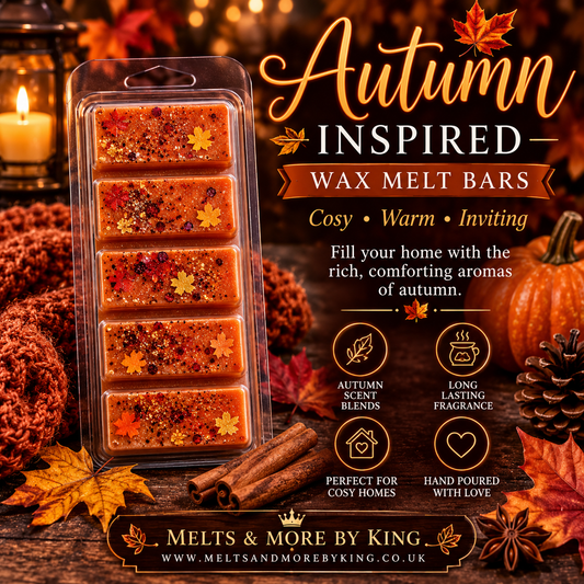 wax melt bars in Autumnul scents 50g